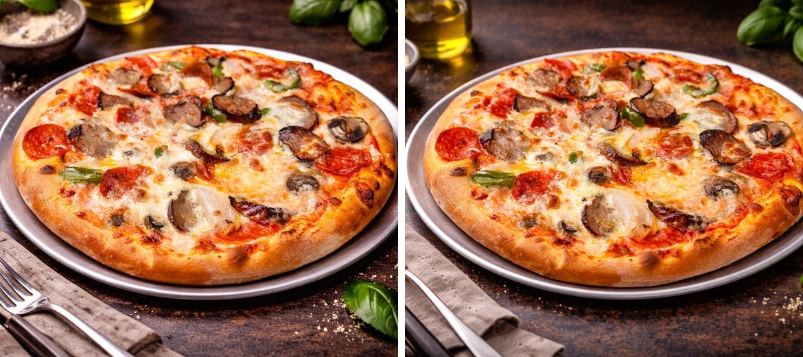 The perfect pair pizza and coffee Menu