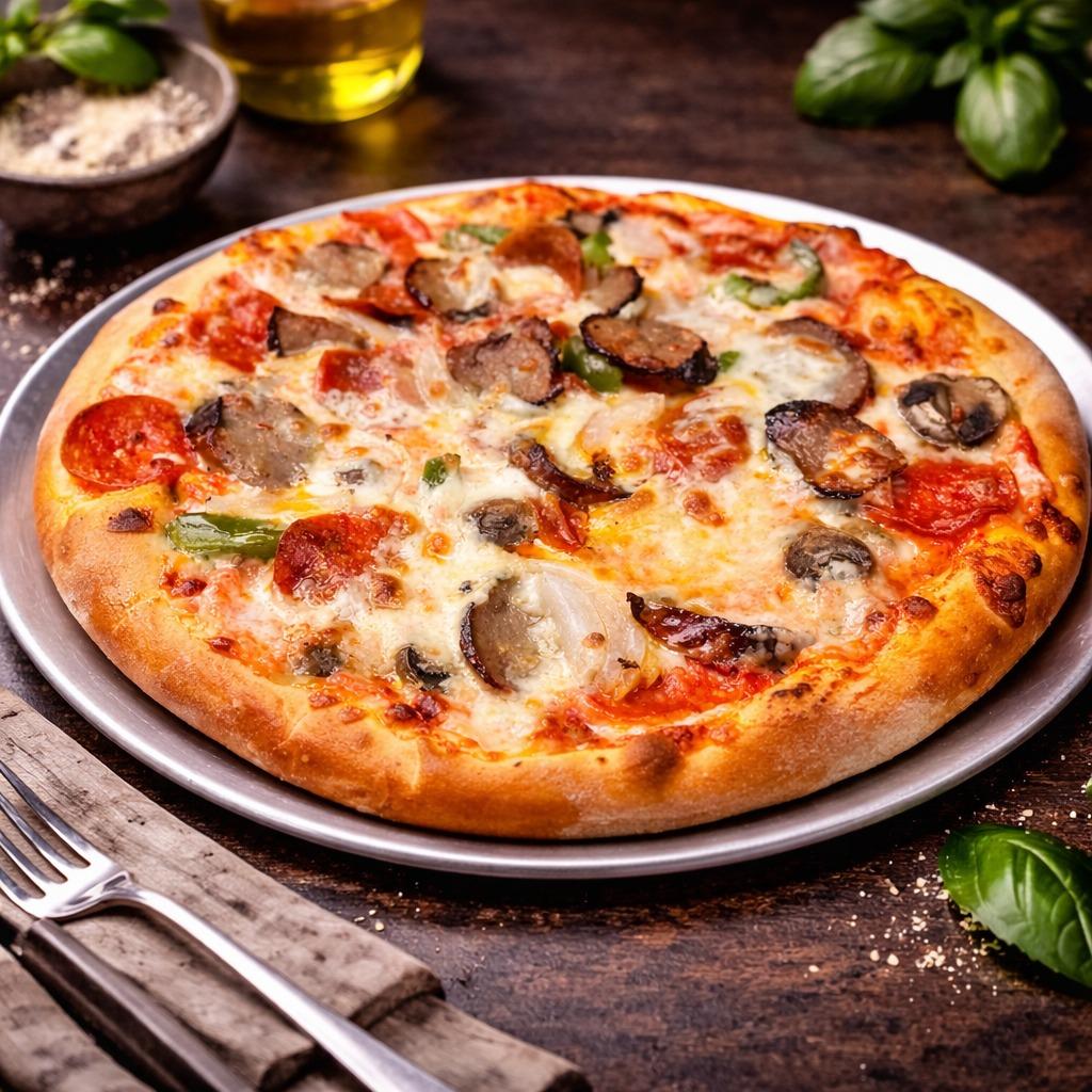 The perfect pair pizza and coffee Menu